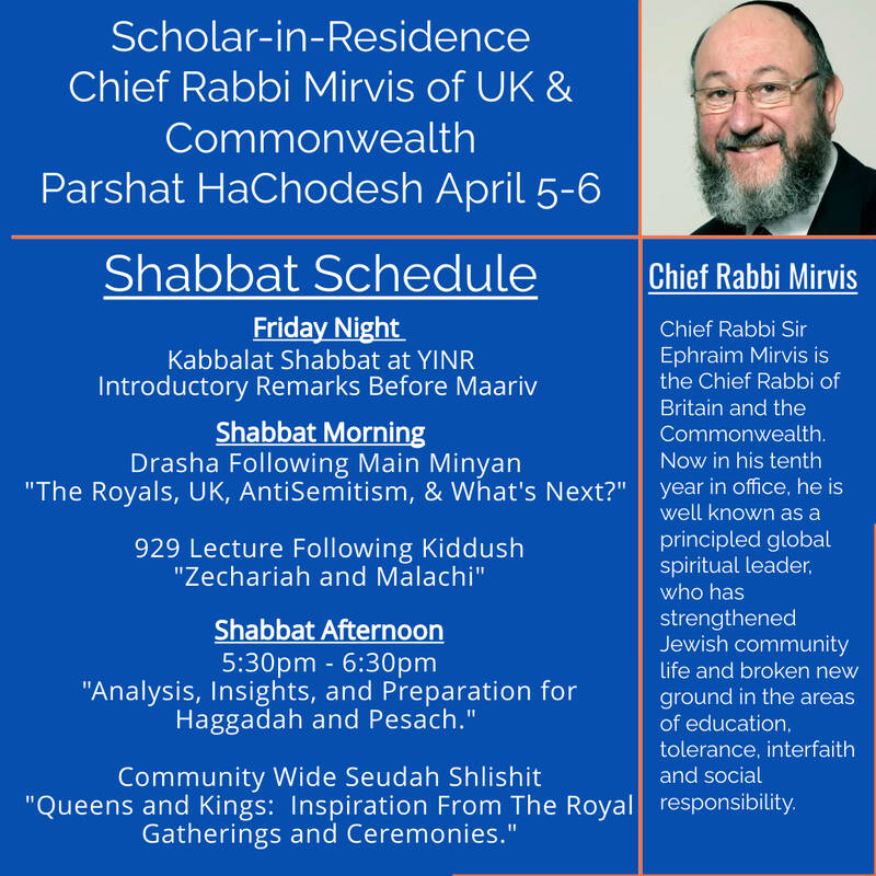 Banner Image for Scholar-in-Residence: Chief Rabbi of England - Rabbi Mirvis